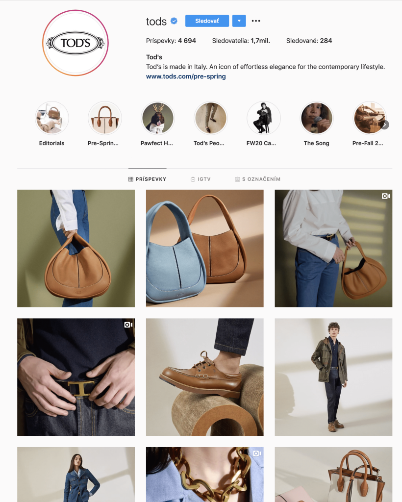 Online marketing: nice instagram