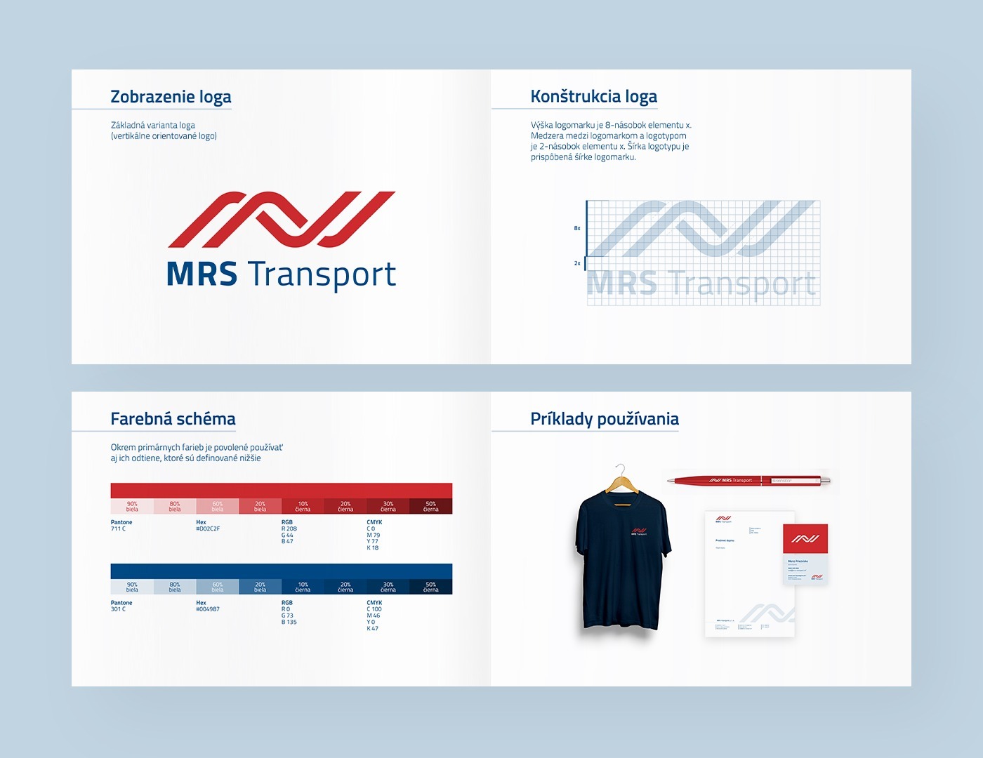 Firemná identita - logo - MRS Transport